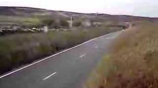 Isle of Man TT 2007 Ian Hutchinson 180mph down to Brandish [upl. by Silin613]