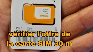 comment vérifier loffre de la carte SIM 30 MEGA à travers lapplication Orange et moi [upl. by Gausman462]