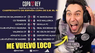 REACCIONANDO al SORTEO de COPA del REY UNIONISTAS vs BARÇA ME VUELVO LOCO [upl. by Hagep]