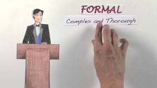 Formal vs Informal Writing Whats the Difference and When to Use Them [upl. by Ertnod862]