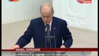 13 Kasım 2009 Devlet Bahçelinin mecliste demokratik açılım konuşması 1 Bölüm [upl. by Akemeuwkuhc695]