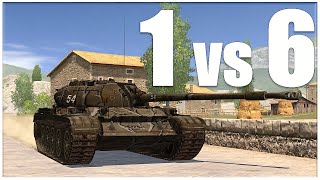 T54 ● 1 vs 6 WIN ● WoT Blitz Replay [upl. by Naujat]