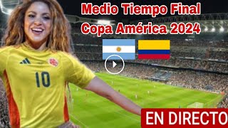 Shakira medio tiempo Final Copa América 2024 en vivo presentación Shakira Argentina vs Colombia [upl. by Gerk]