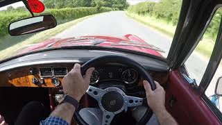 1973 MGB GT V8 Show Condition  POV Test Drive  Great Sound amp Fully Restored [upl. by Leela626]