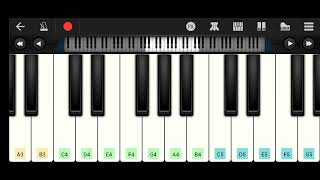 Mandara cheppundo mobile piano cover piano mobilepiano music malayalamsongs [upl. by Broida]