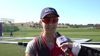 Interview Austen Jewell SMITH Gold Medal Skeet Women  ISSF WORLD CUP 2024 [upl. by Treve]