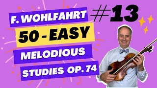 Franz Wohlfahrt Op45 Violin Etude no 8 from Book 1 by Violinexplorer [upl. by Chessy]