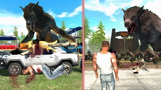 WOLF ATTACK IN INDIAN BIKE DRIVING 3D PART 2100 WOLF ATTACK IN INDIAN BIKE D3 [upl. by Darline184]