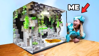 I Built Minecraft IRL for my Axolotl [upl. by Capps105]