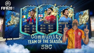 FIFA 20🔴 LIVE 🔥GARANTIERTE COMMUNITY TOTS SBC  MITTLERES ICON PACK  GEWINNSPIEL🔥 [upl. by Deegan315]