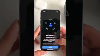 How to set up Personalise Spatial Audio for AirPods appledsigntips [upl. by Wally656]