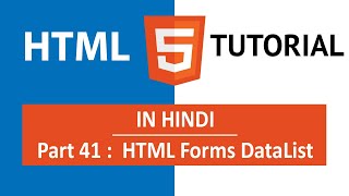 HTML Tutorial in Hindi Part 41  HTML Forms DataList [upl. by Nomi236]