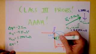 A Daring Leap  Projectile Motion Worked Example Class 3 Problem AAAH  Doc Physics [upl. by Eyla767]