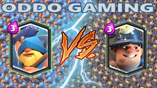 FISHERMAN VS MINER  CLASH ROYALE SUPER CHALLENGE 144 [upl. by Ailgna944]