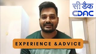 My experience and Advice for CDAC Aspirants before Admission to CDAC September 2023 Batch [upl. by Sehguh71]