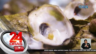 Mangingisda sa Cavite nakakuha umano ng perlas sa ibebenta niyang talaba  24 Oras [upl. by Porte103]