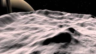 Mimas big Herschel crater [upl. by Fuller]