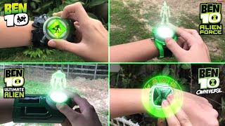 EVERY BEN 10 OMNITRIX REAL LIFE [upl. by Iahc]