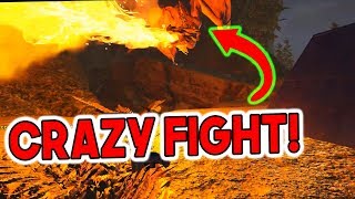 EPIC REDWOOD CAVE FIGHT  Conquest Official PvP  ARK [upl. by Enilrek]