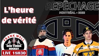 REPÊCHAGE LNH 2022 EN DIRECT  QUI SERA LE PREMIER CHOIX DU CANADIEN [upl. by Bret]