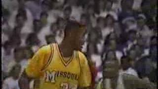 2 Mizzou Beats 1 Kansas in Lawrence  1990 [upl. by Dupuy]