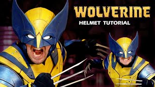 How to Make Wolverines Helmet  Free Templates  Wolverine Cosplay Cowl Foam Mask DIY [upl. by Wait]