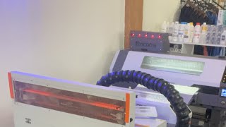 Printing live with the Ricoma 2402T [upl. by Araes668]