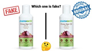 How to identify fake or original product of MamaEarth [upl. by Eizzo]