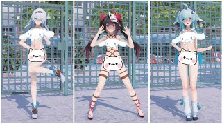 MMD 포커페이스  Sparkle Firefly Huohuo 4k60fps [upl. by Sulecram]