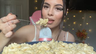 Asmr Super Creamy Mac and Cheese Mukbang🧀🍝 cupped chewy eating sounds [upl. by Nod]