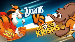 Zucaritas VS Choco Krispis  Reseña Rápida [upl. by Tullus]