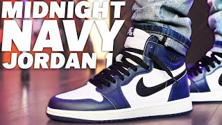 Air Jordan 1 High OG Midnight Navy Review [upl. by Balbinder]