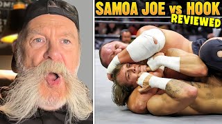 Dutch Mantell Reviews Samoa Joe vs Hook AEW World Championship Match [upl. by Henleigh]