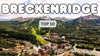 Best Things to Do in Breckenridge Colorado [upl. by Freeland]