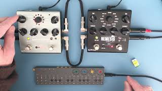 Source Audio  Nemesis Delay amp Ventris Dual Reverb together with Teenage Engineering  OPZ [upl. by Novelc]