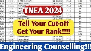 TNEA 2024General Rank listHow to find your engineering counselling rankVincent Maths [upl. by Adnalay889]