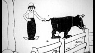 rare silent film  quotCharley on the Farmquot 1919  Charlie Chaplin cartoon [upl. by Niggem]