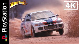 Rally Cross 2 PS1 Playthrough 4K [upl. by Ahsennod]