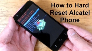 How to reset an AlCatel UNLOCK amp How to hard RESET Alcatel one touch or ideal  Free amp Easy [upl. by Hoy]