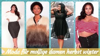 Unsere 💫 Top 40 mode für mollige damen herbst winter 2018 2019 [upl. by Iah]