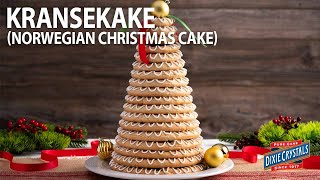 How to Make Kransekake Norwegian Christmas Cake [upl. by Saidel204]