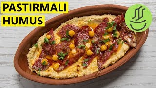 TAM KIVAMINDA 5 DAKİKADA HUMUS TARİFİ  Pastırmalı Humus Tarifimize Bayılacaksınız [upl. by Dobbins]