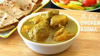 CHICKEN KORMA RECIPE  Easy amp Creamy Chicken Kurma Recipe Tasty Yellow Chicken Curry Indian Style [upl. by Olumor]