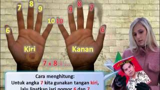 Qv Matematika cepat Perkalian dari 610 dengan jari tangan efullama [upl. by Sardella721]