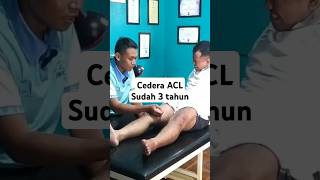 Cedera ACL 3 tahun cederaacl cederalutut shortvideo shorts [upl. by Hnacogn]