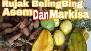 Rujak Belingbing dan markisa yang lagi musim seger nya Polll [upl. by Etnaud]