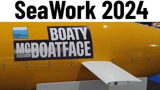 SeaWork 2024 Southampton  Quick Tour With Boaty McBoatFace [upl. by Aerehs498]