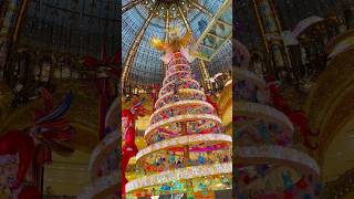 Magical Moment at Galeries lafayette✨ galerieslafayette paris france travelvlog travel [upl. by Lori]