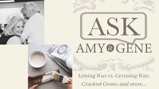 Ask Amy amp Gene  Liming vs Cerusing Wax Should Gesso Have Bubbles Marbling Kitchen Counters [upl. by Walworth727]