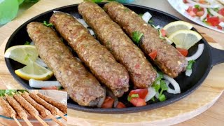 Seekh Kabab Recipe  Restaurant Style Beef Seekh Kabab At Home  ریسٹورنٹ اسٹائل بیف سیخ کباب [upl. by Schulz]